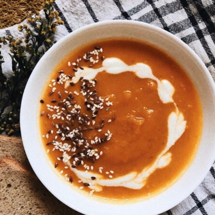 Carrot, Sweet Potato Soup