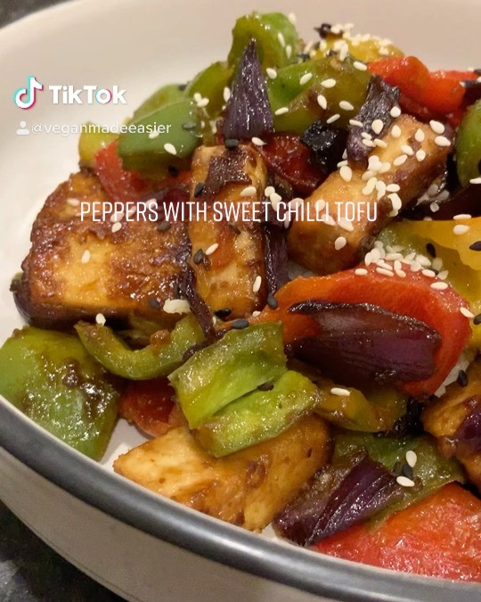 Pepper and Sweet Chilli Tofu