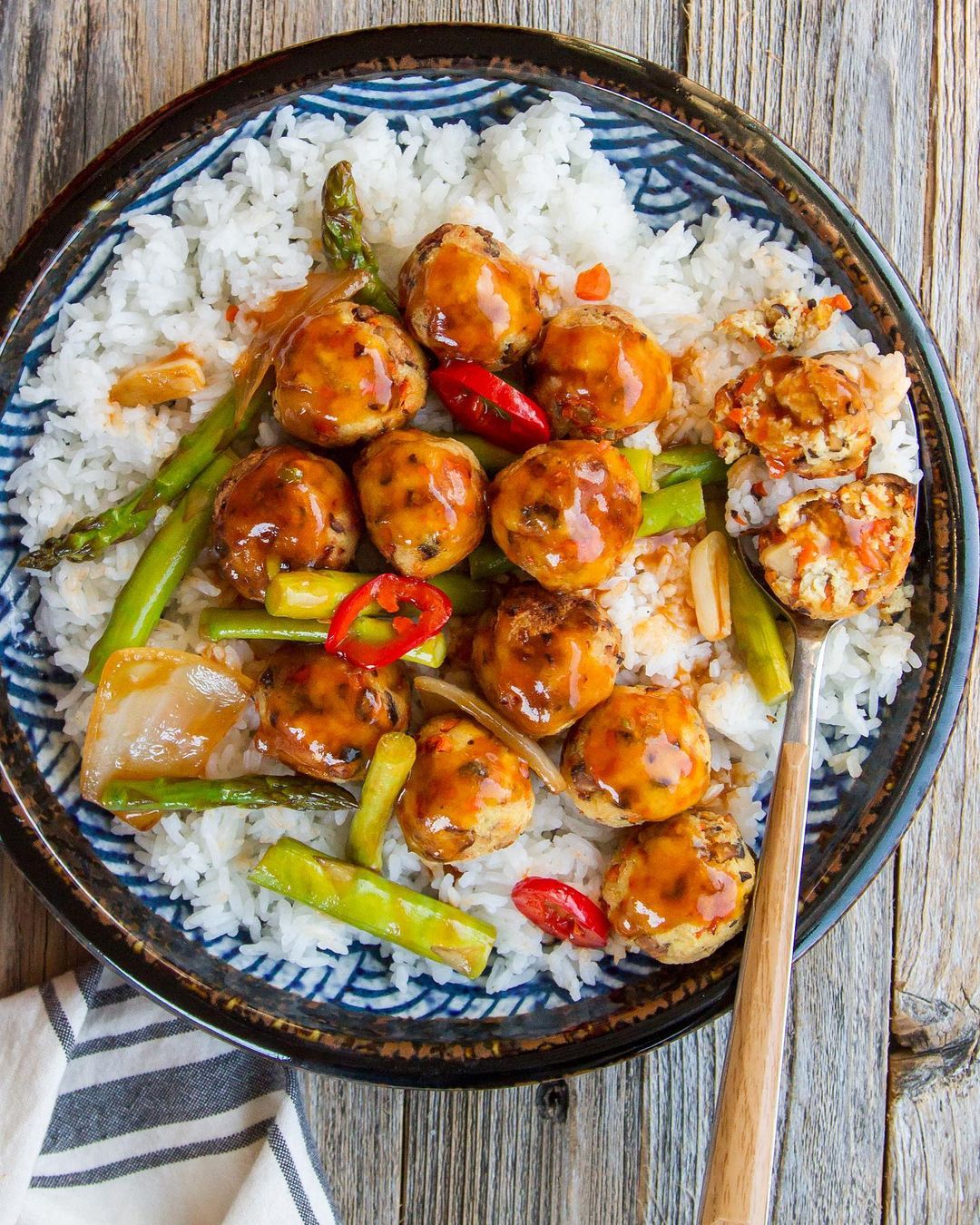 Tofu Balls in Sweet & Sour Sauce