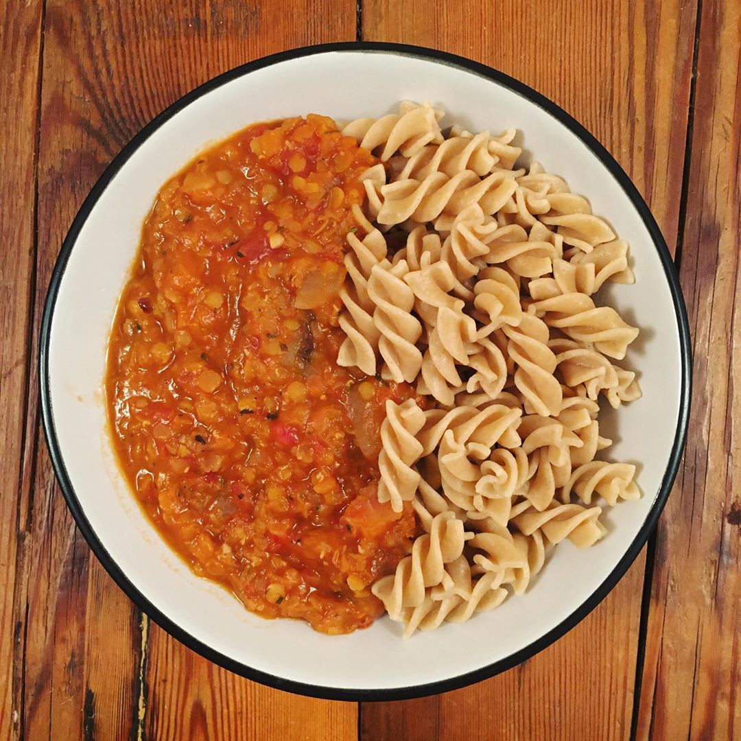Simple Lentil Bolognese Weeknight Dinner