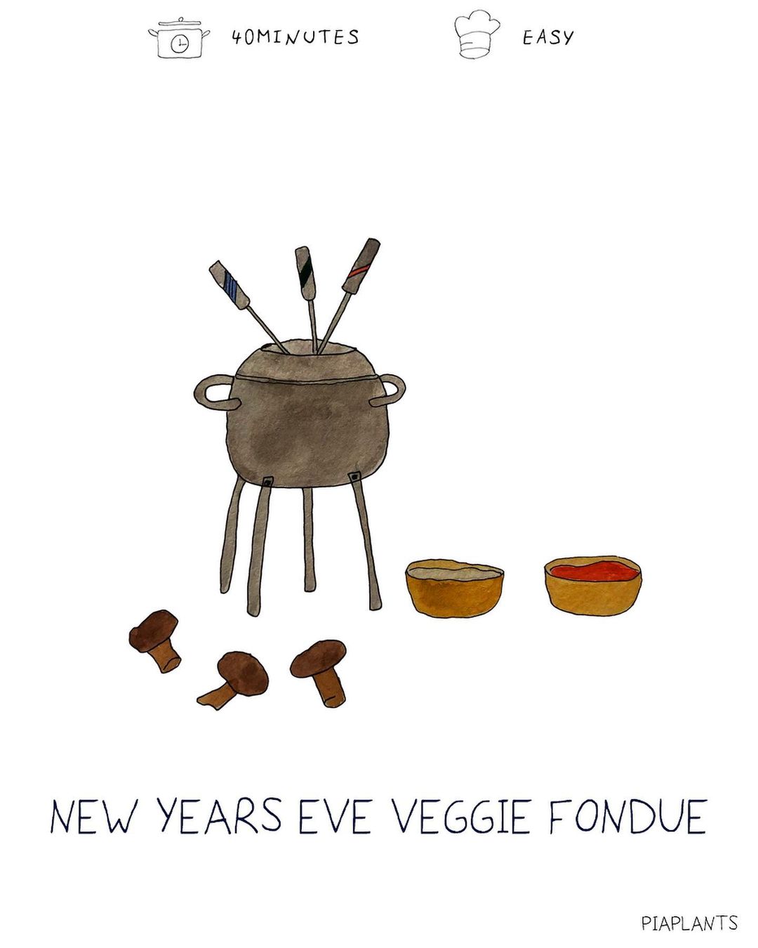 Vegan new years eve
