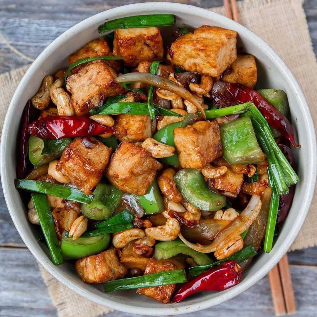 Spicy Cashew Tofu