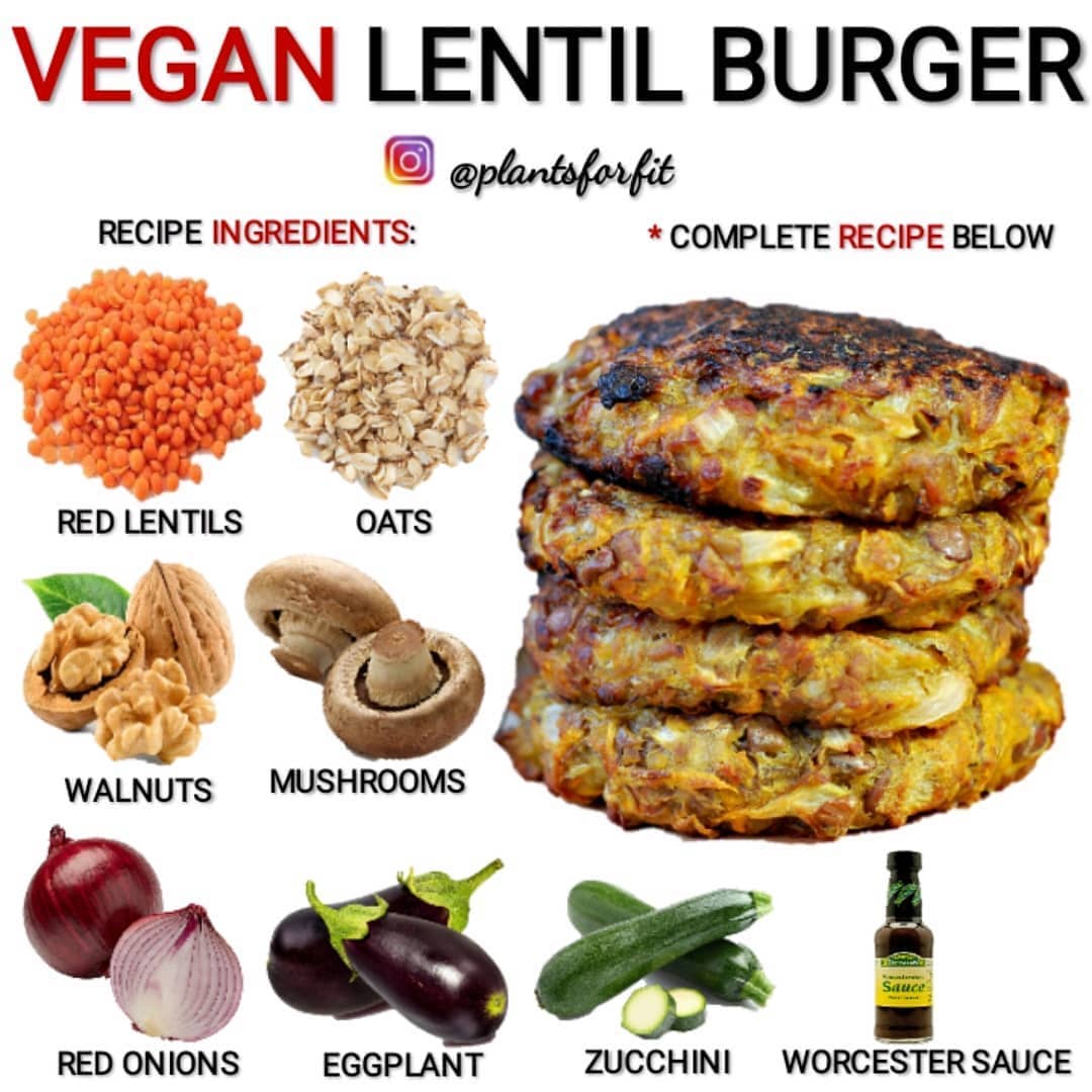 Vegan Lentil Burger