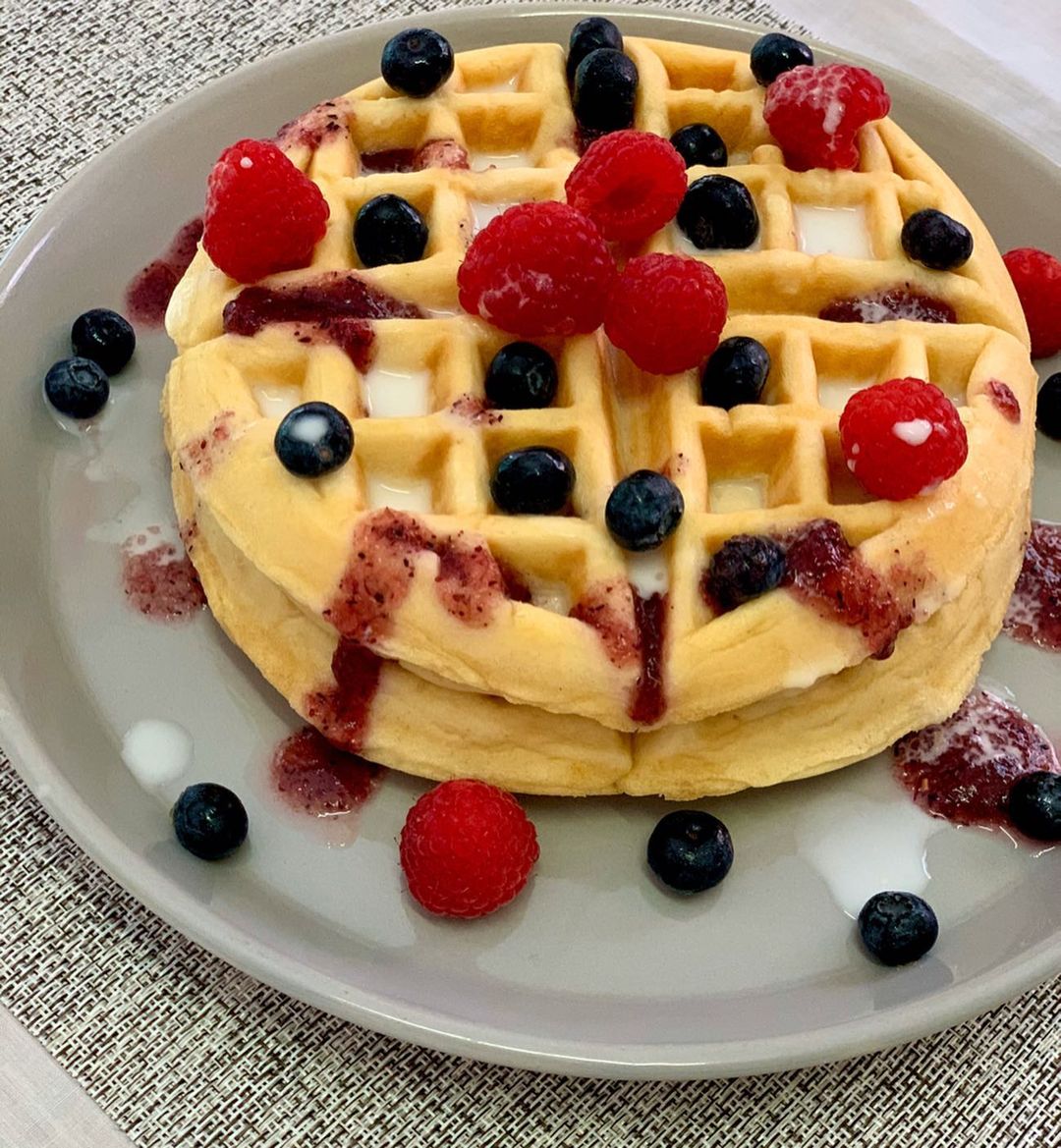 Chickpea Flour and Soya Milk Waffles