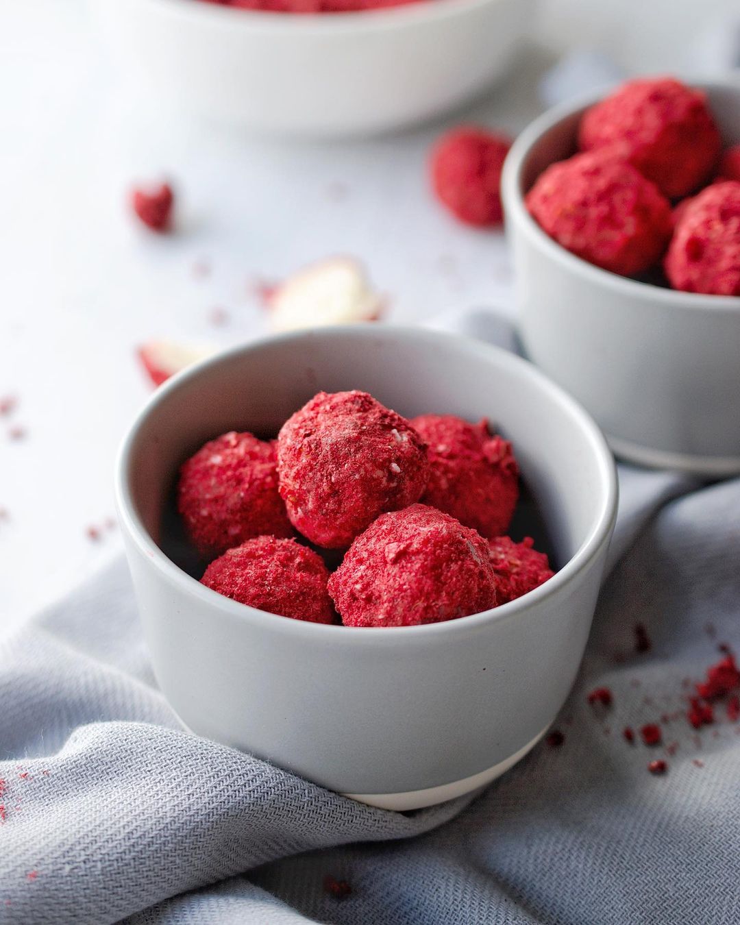 Raspberry Coconut Balls