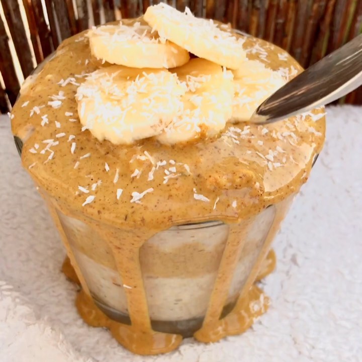 Banoffee Pie Overnight Oats