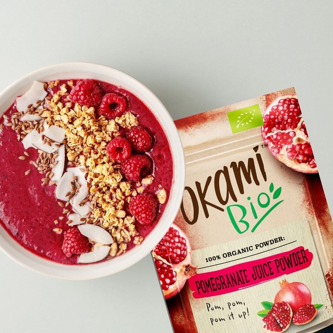 Okami Pomegranate Smoothie Bowl