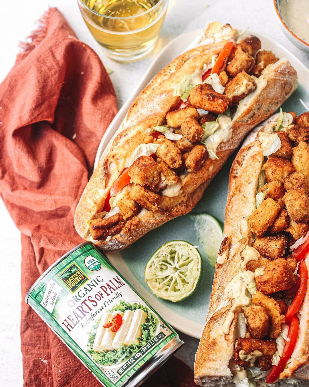 New| Vegan Hearts of Palm Po’ Boy