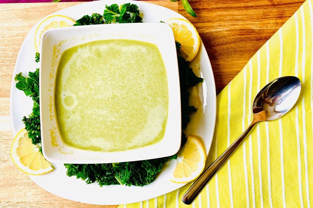 Kale Kohlrabi Soup