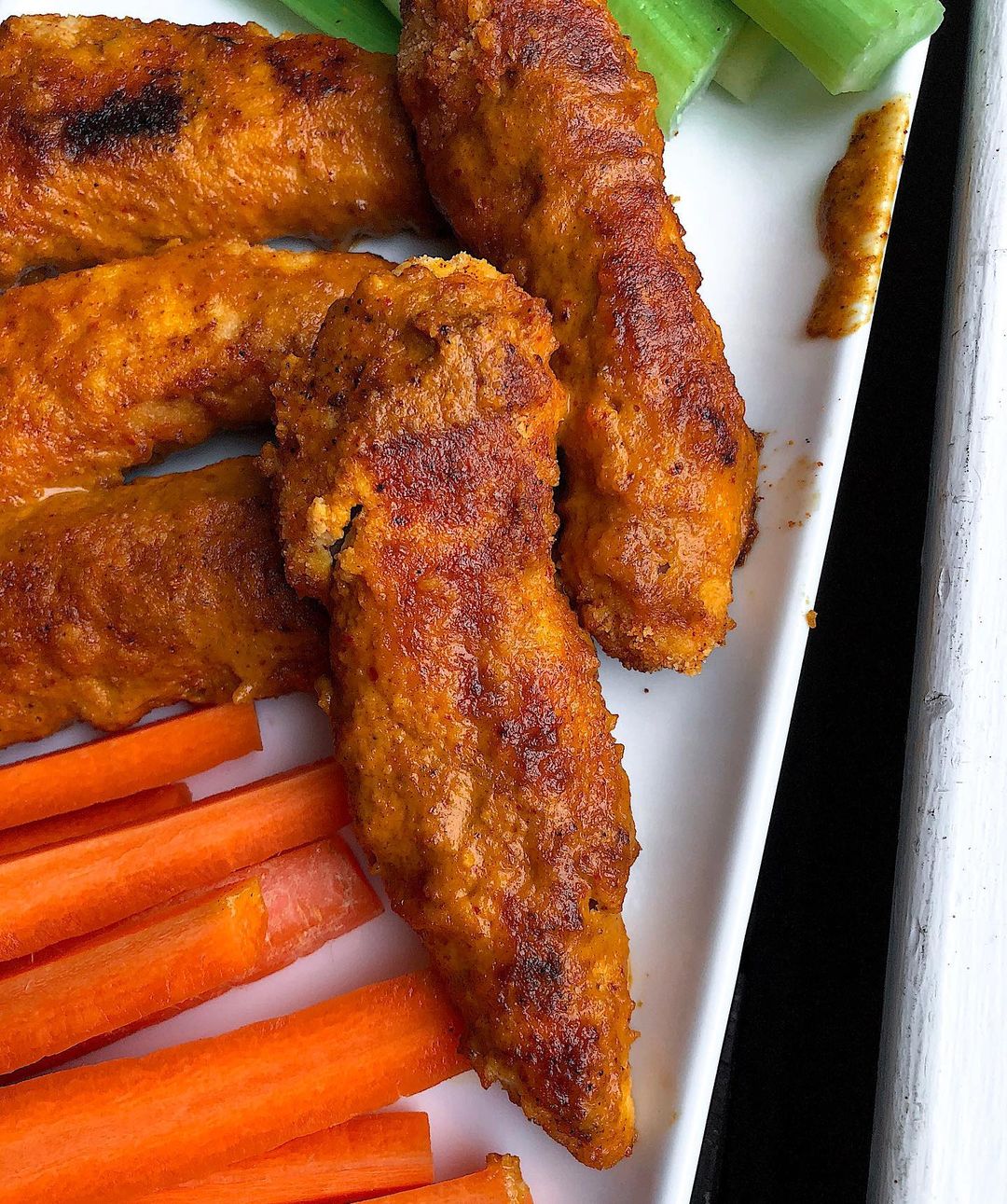 Paleo Buffalo Baked Chicken Tenders