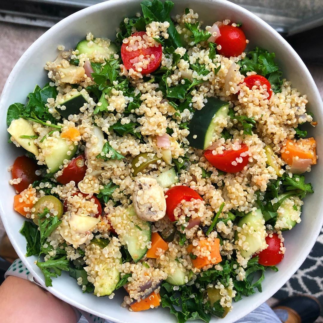 Fresh Quinoa Salad with Roasted Vegetables
