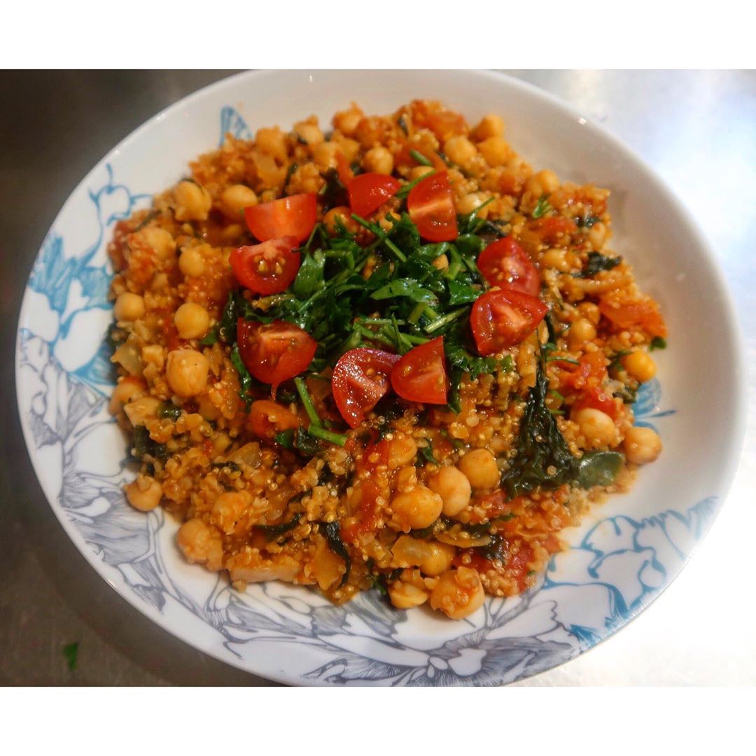 Bulgar Wheat and Chickpea Bowl