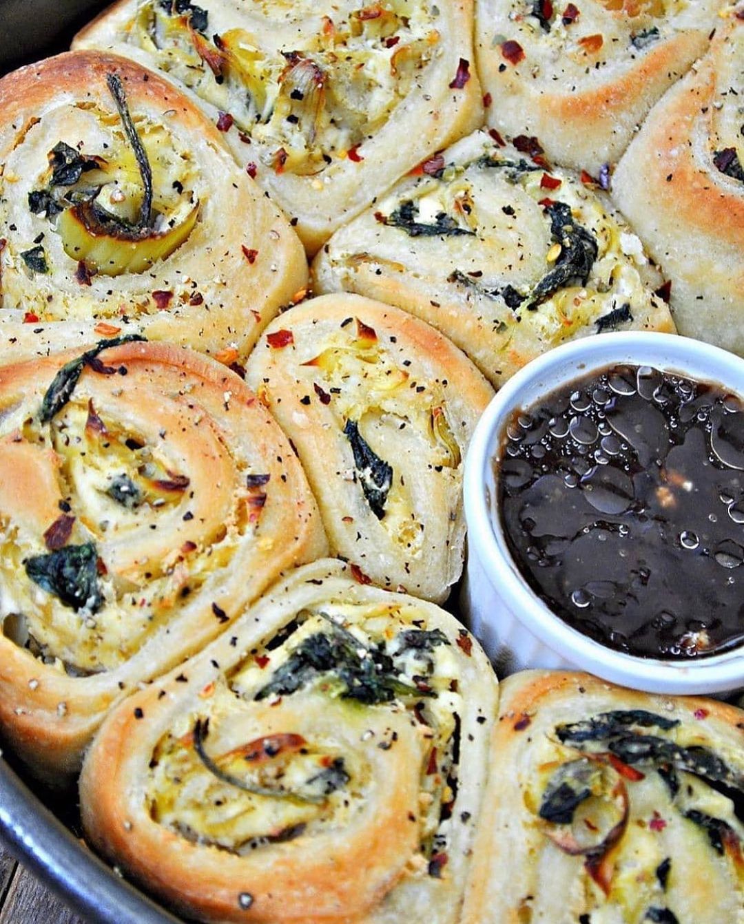 ​Savory Spinach and Artichoke Rolls