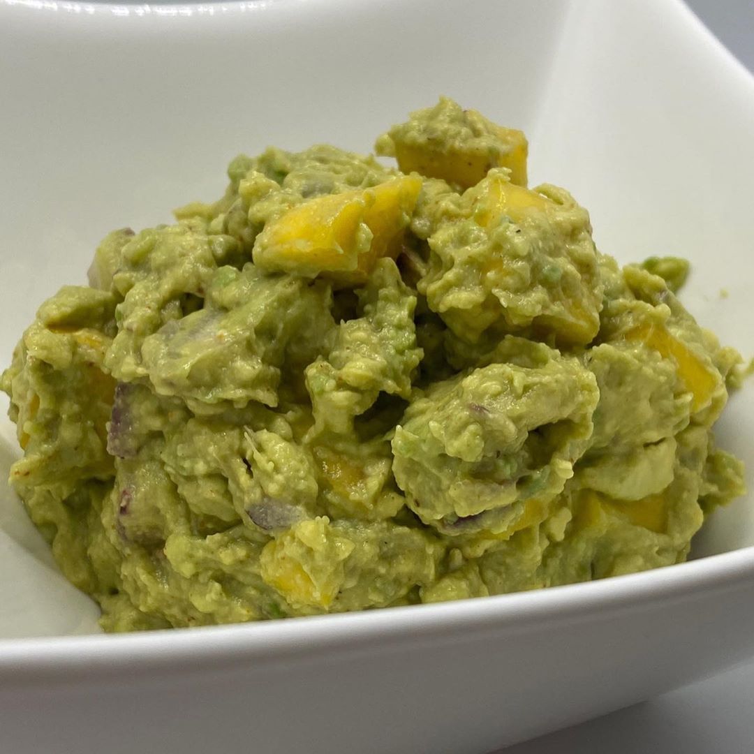 Easy Mango Guacamole Dip