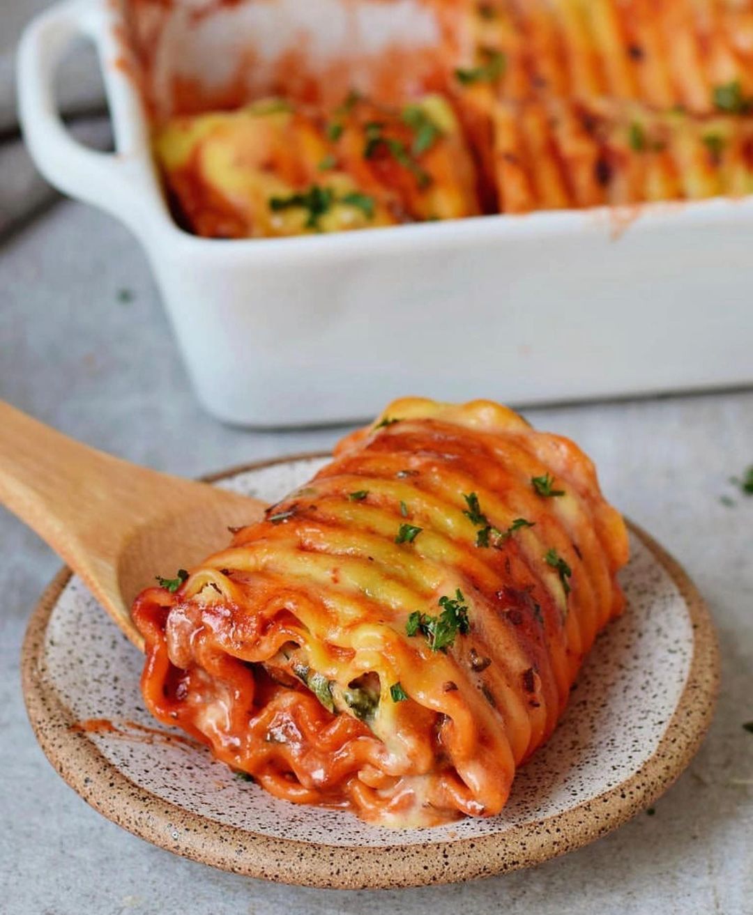 Vegan Lasagna Roll Ups