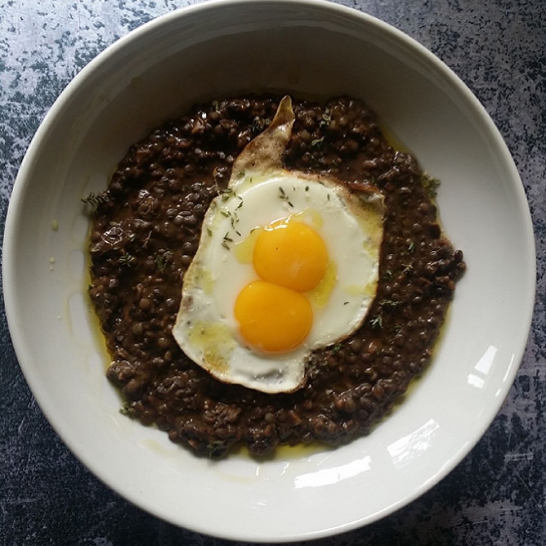 Puy Lentils with Porcini and Thyme