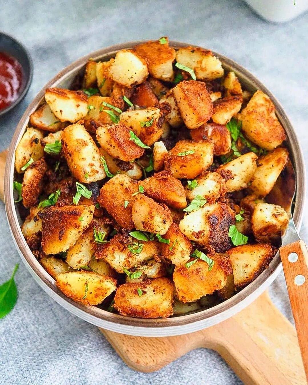 Crispy Pan Fried Potatoes