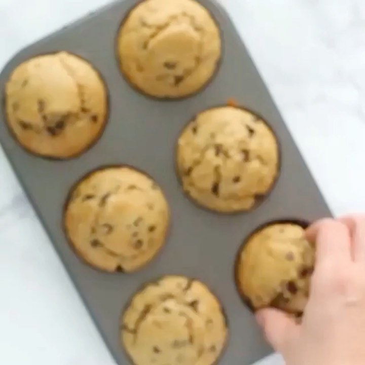 Vegan Banana Chocolate Chip Muffins