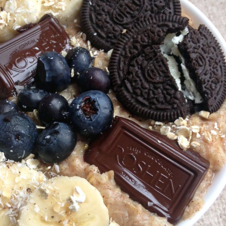 Chocolate, Oreo & Banana Oatmeal