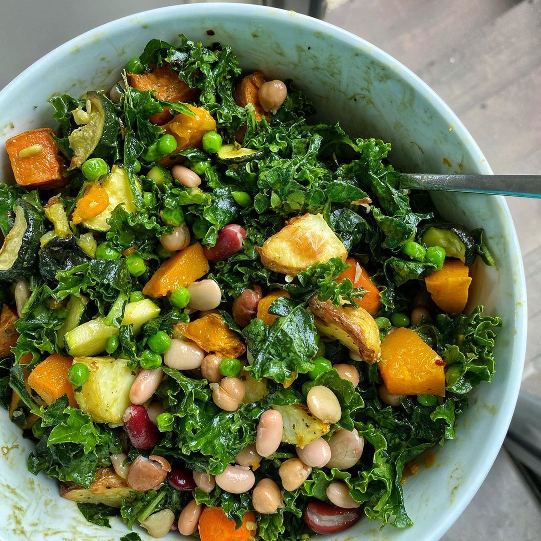 Looooaded Creeamy Kale Salad