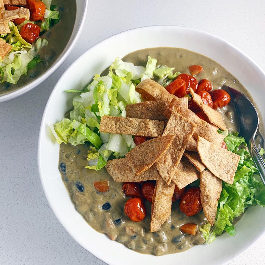 Creamy Chipotle Black Bean Soup