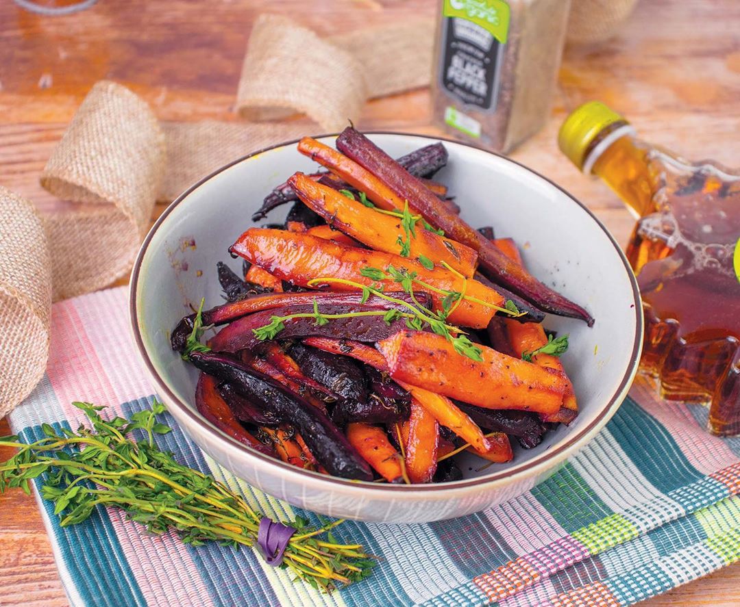 Roasted Carrots with Maple Syrup