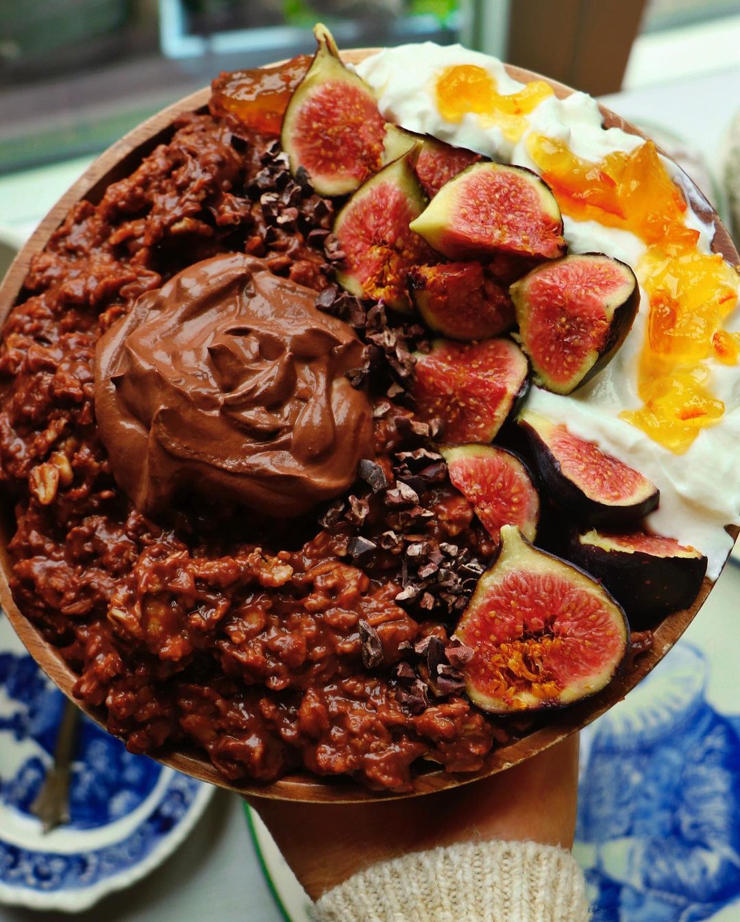 Chocolate, Fig & Marmalade Oatmeal