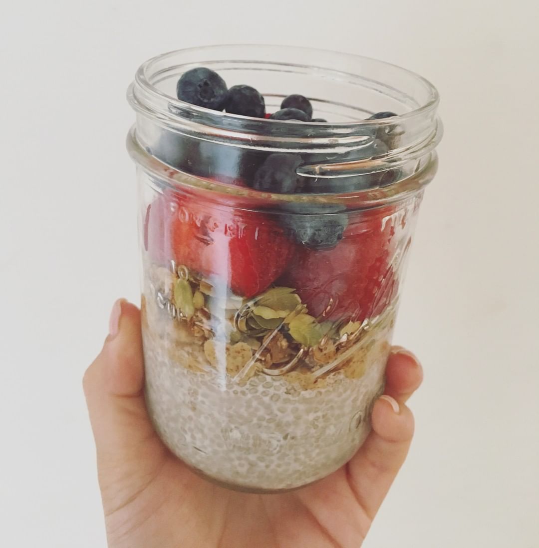 Candida Diet Plant Based Chia Pudding Breakfast