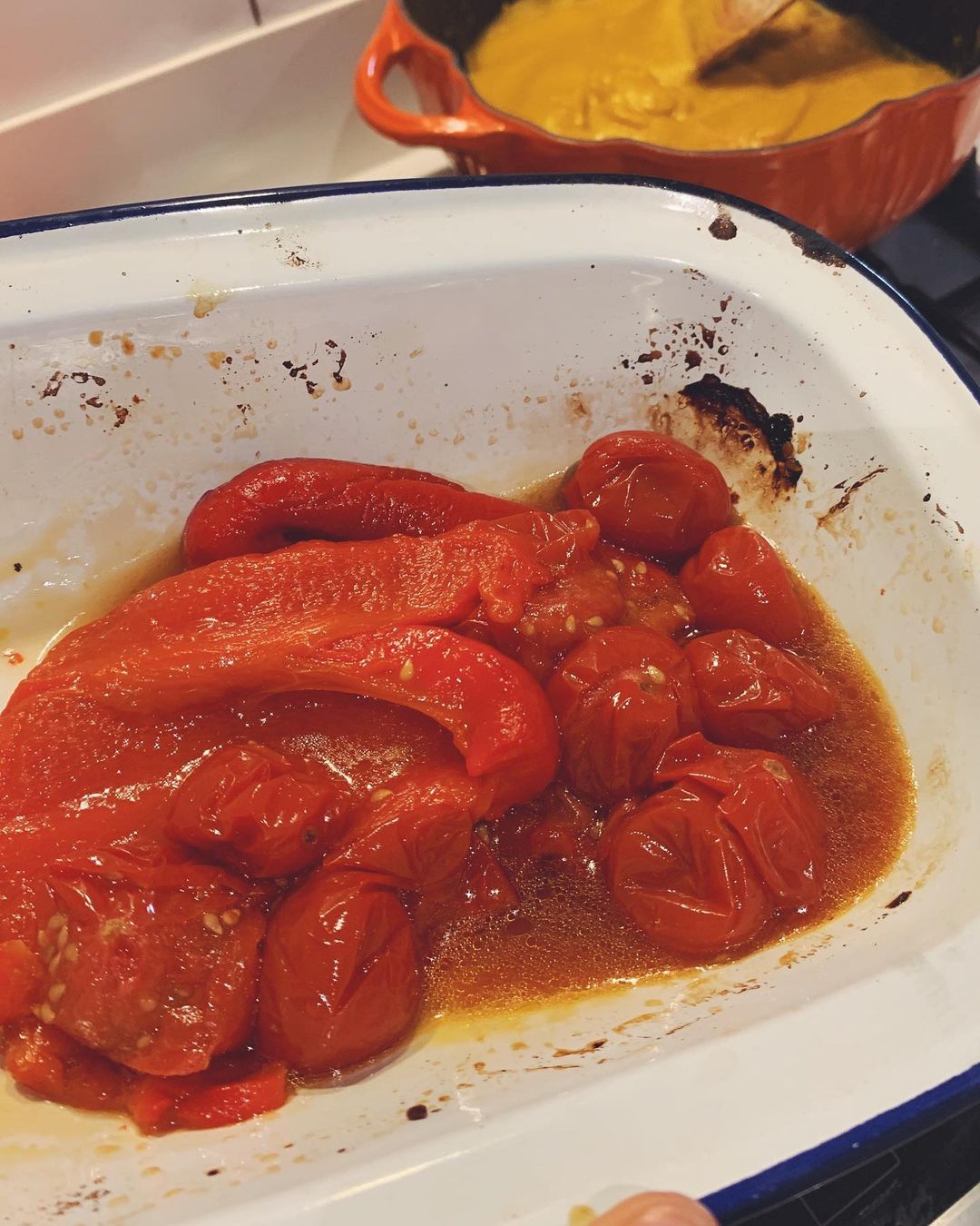 Roasted Red Pepper & Tomatoes