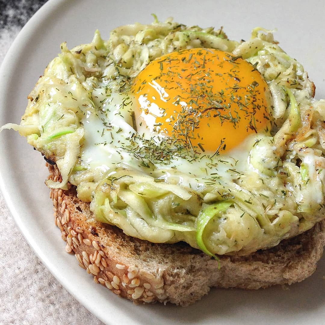 Zucchini Egg Toasts