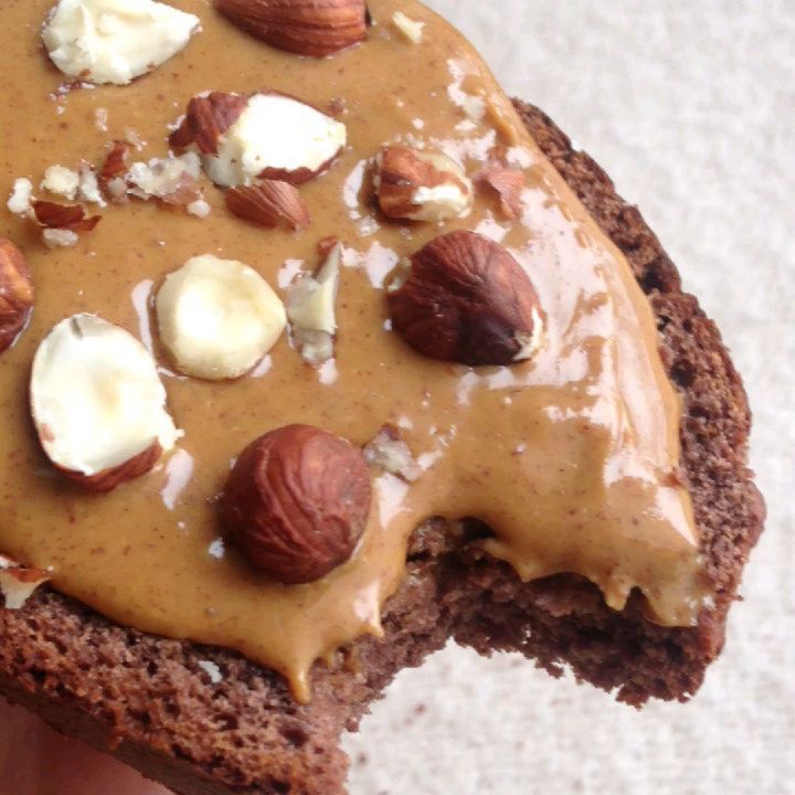 Peanut Butter & Hazelnuts Chocolate Banana Bread Toast