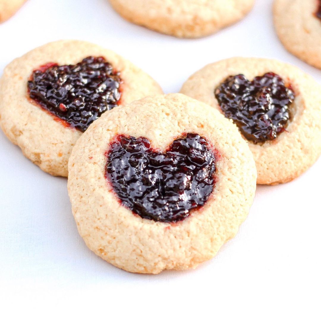 Gluten Free Lemony Cookies with Jam