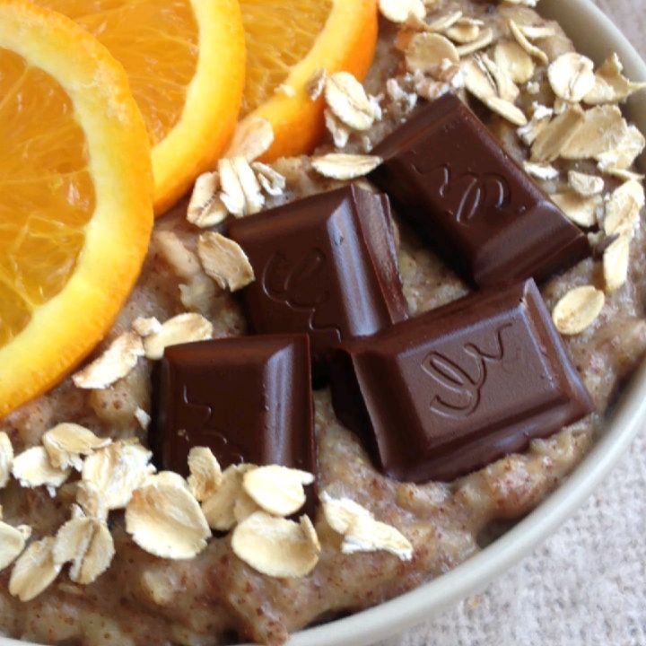 Orange & Chocolate Oatmeal