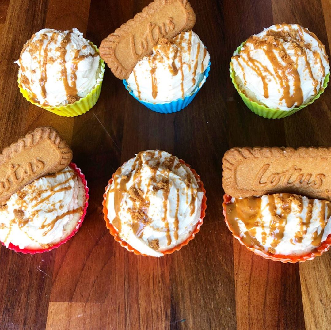 Lotus Biscoff Cupcakes (Vegan)