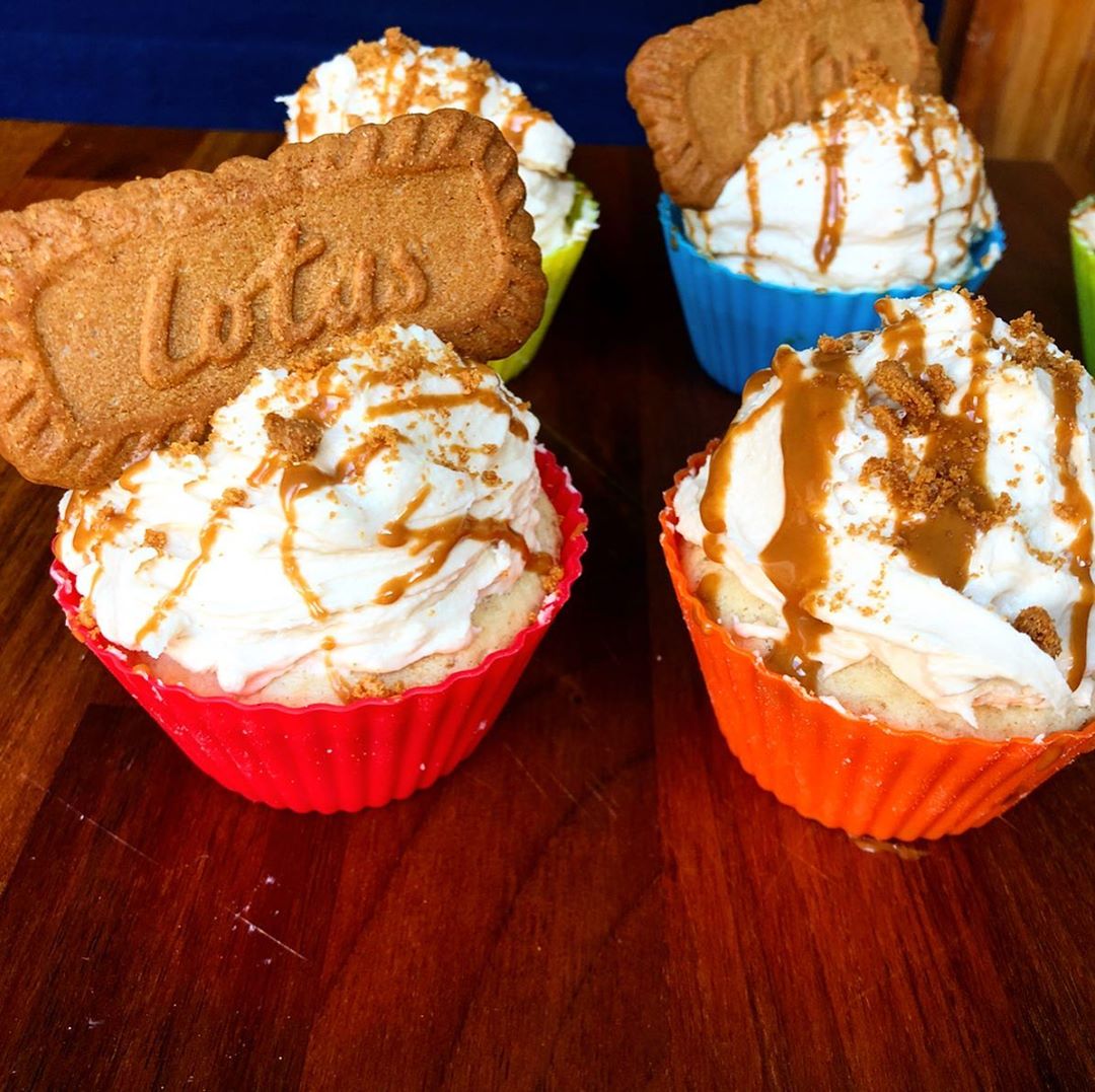 Lotus Biscoff Cupcakes (Vegan)