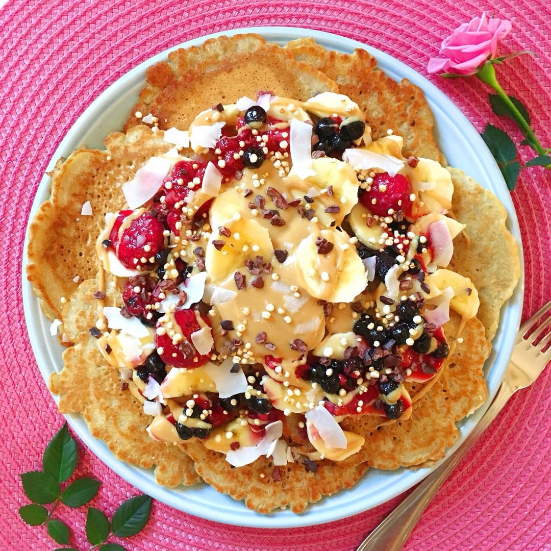7-Ingredient Gluten Free Vegan Vanilla Pancakes