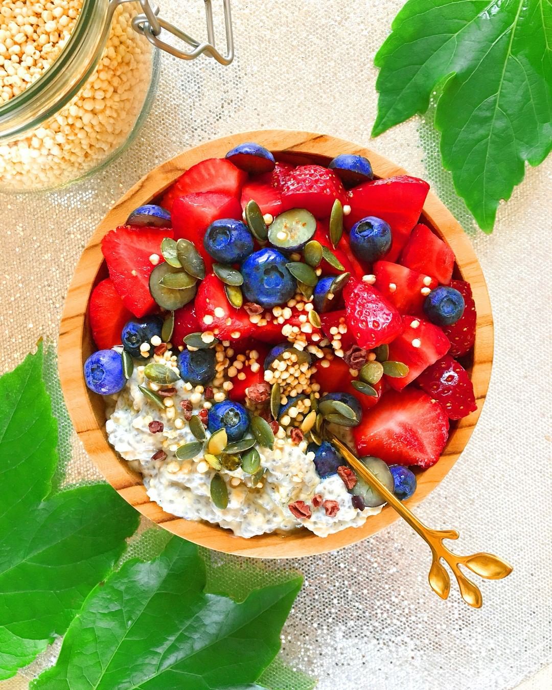 Simple Creamy Strawberry Bircher