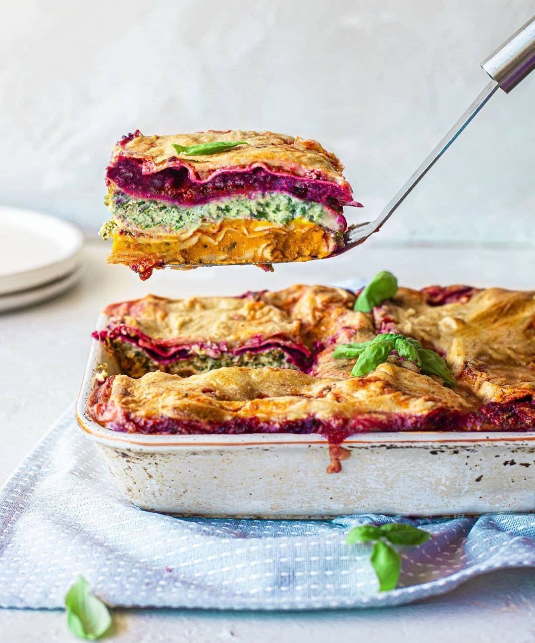 Vegan Rainbow Lasagna