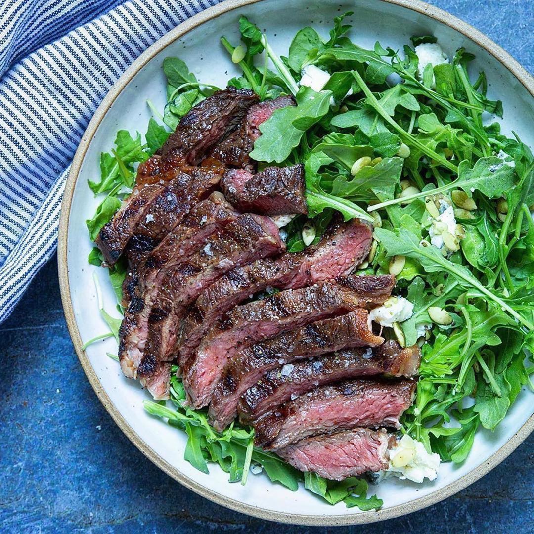 Umami Steak & Arugula Salad Recipe