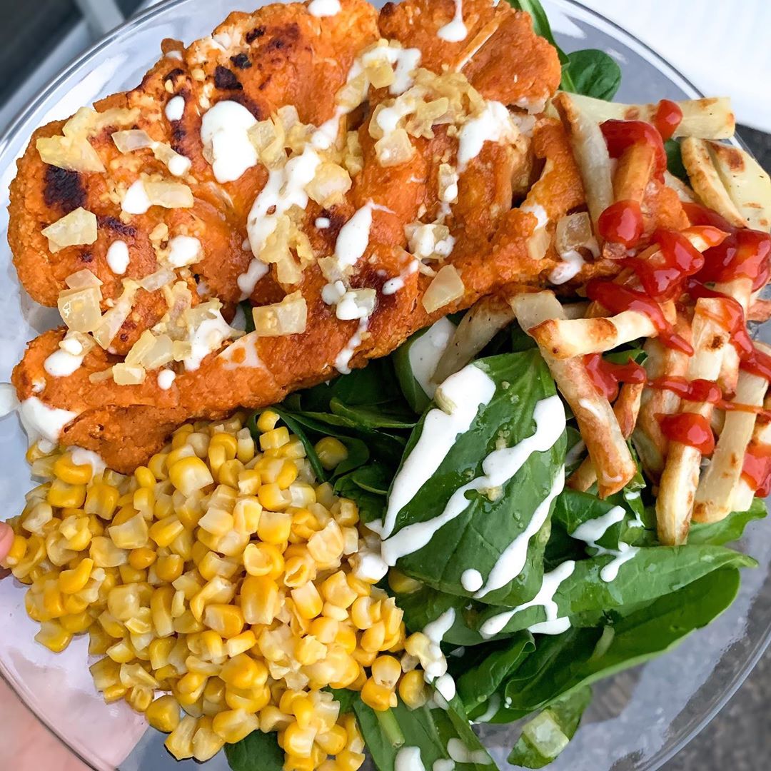 Buffalo Cauliflower Steak