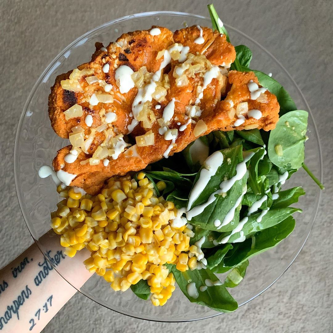 Buffalo Cauliflower Steak