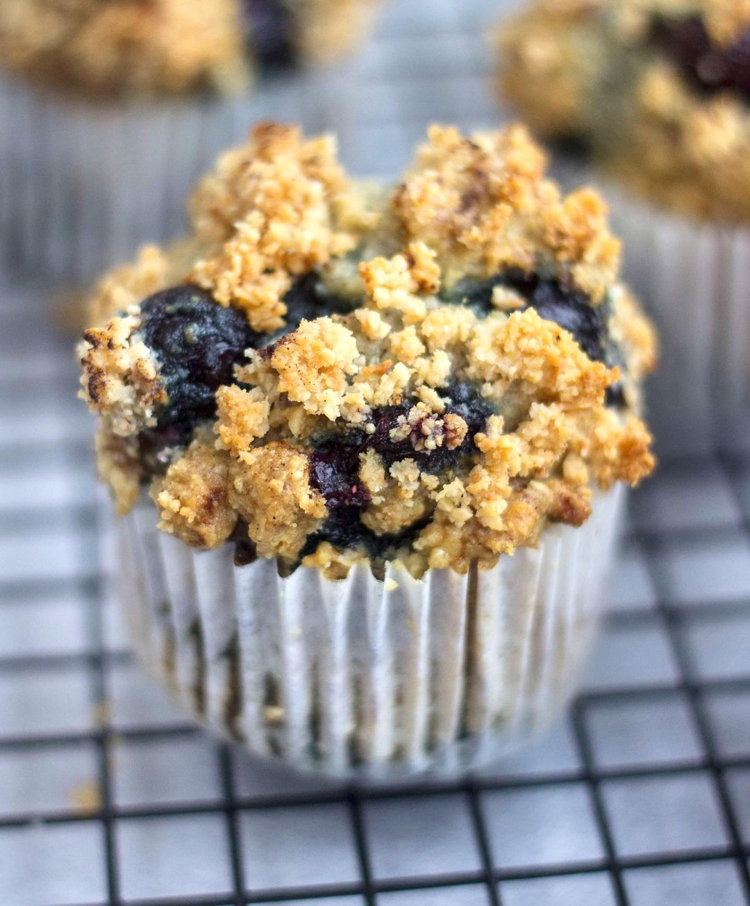 Grain-Free, Sugar Free Blueberry and Cinnamon Muffins